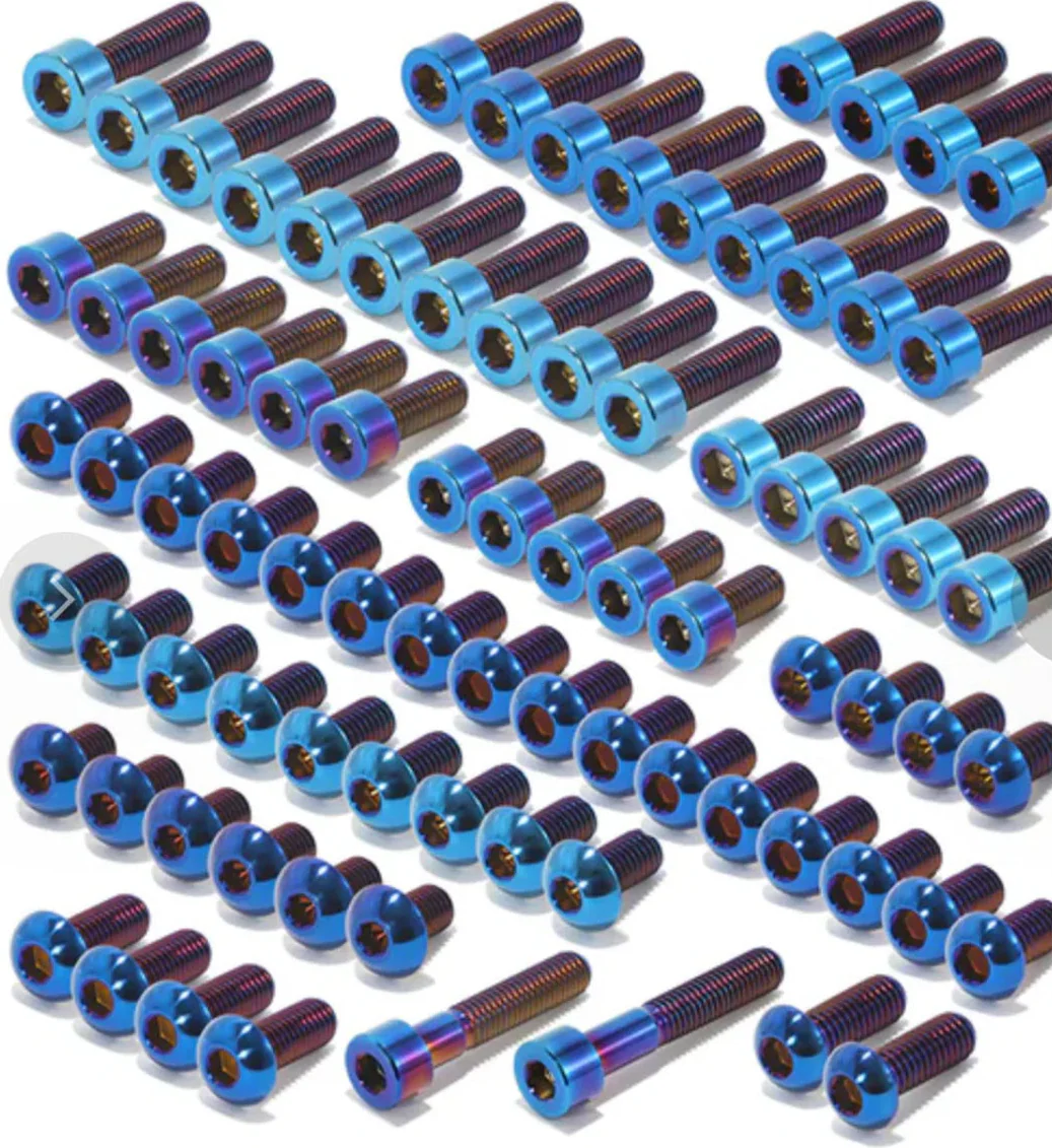 Titanium bolt kits