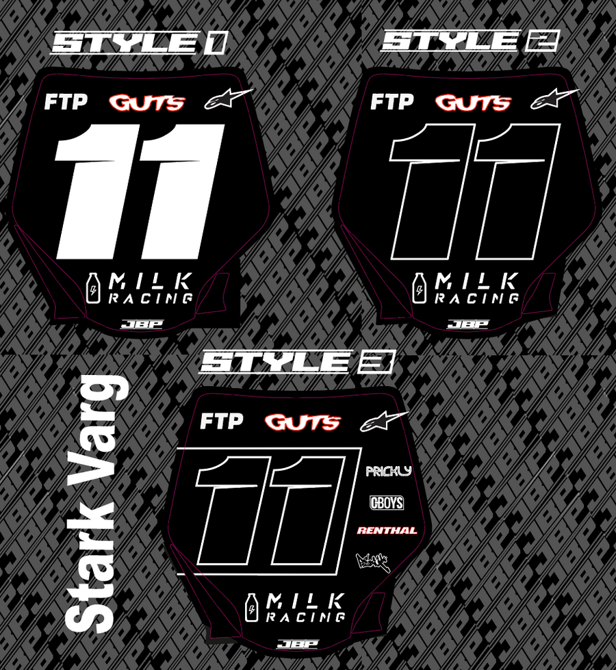 Stark Varg Front Plate Decals