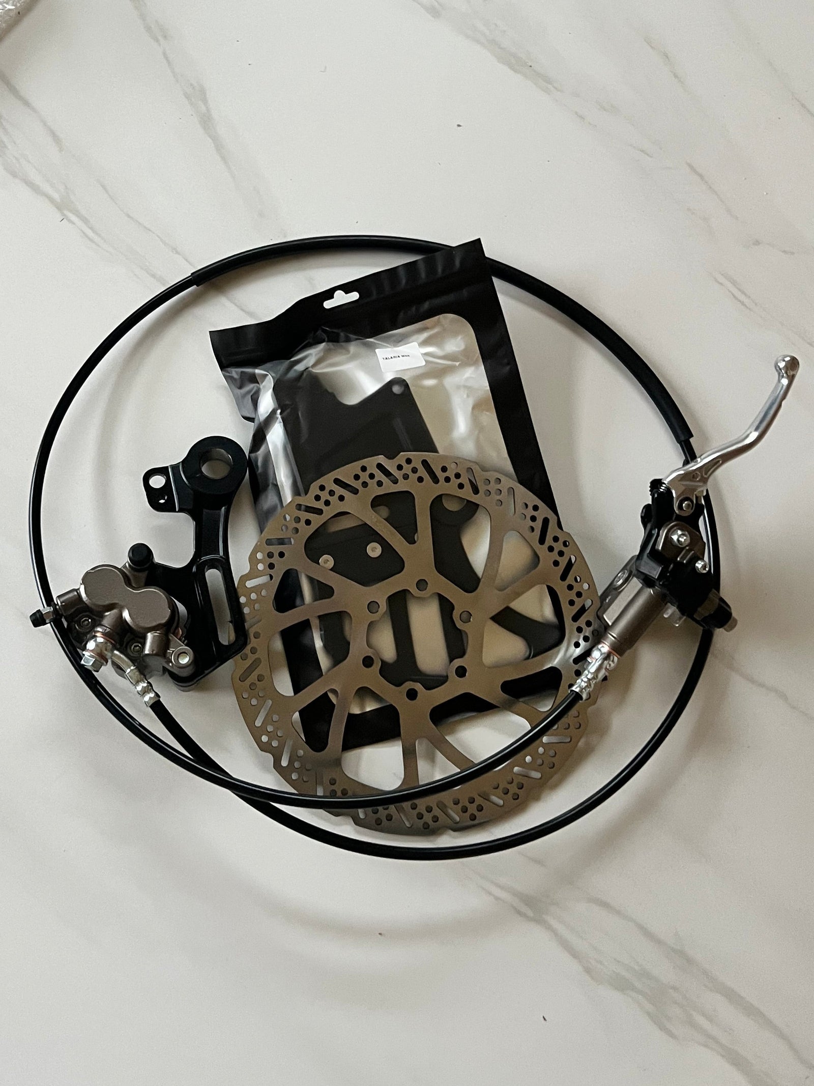 Talaria MX5 rear moto brake kit front view