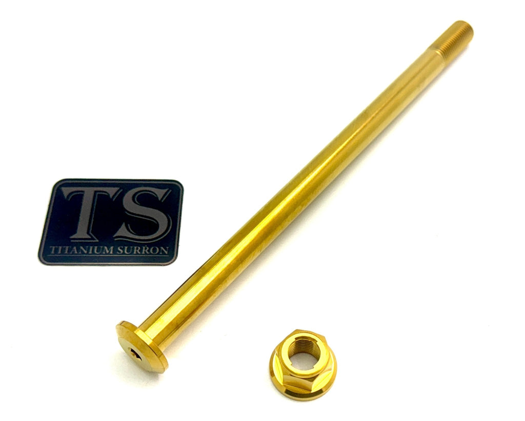 Titanium Rear Axle and Nut - Talaria (Two pcs)