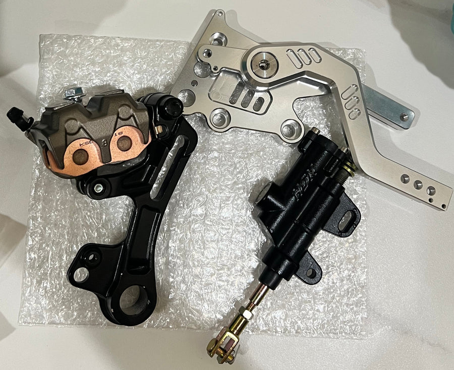 V2 Ultra Bee-style rear brake caliper without logo